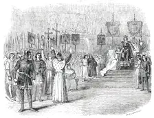 "Philip of France and Marie de Meranie"...at the Olympic Theatre, 1850. Creator: Walter George Mason