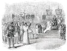 "Philip of France and Marie de Meranie"...at the Olympic Theatre, 1850. Creator: Walter George Mason