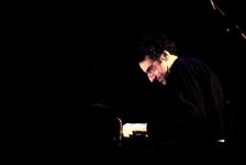 Philip Clouts, pianist and composer, The Hawth Theatre, Crawley, West Sussex. Artist: Brian O'Connor