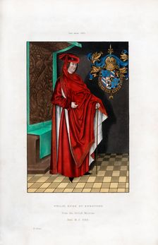 Philip, Duke of Burgundy, c1460, (1843).Artist: Henry Shaw