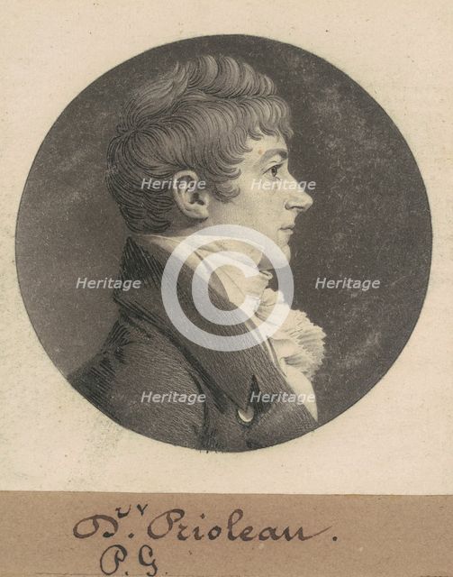 Philip Gendron Prioleau, 1809. Creator: Charles Balthazar Julien Févret de Saint-Mémin.
