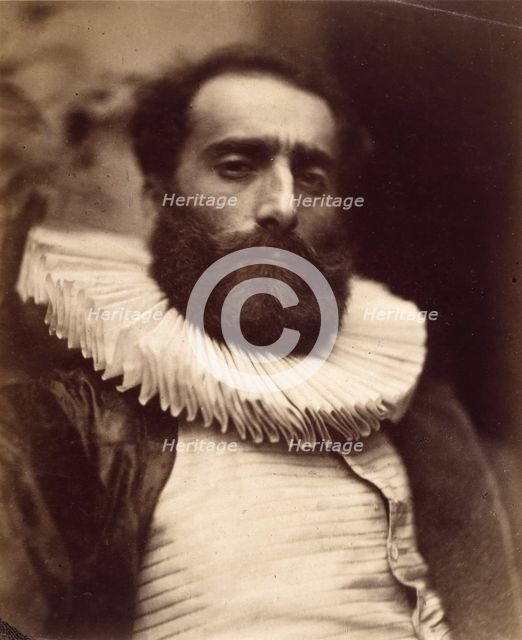 Philip H. Calderon, (1835-1898), 1864 or after. Creator: David Wilkie Wynfield.