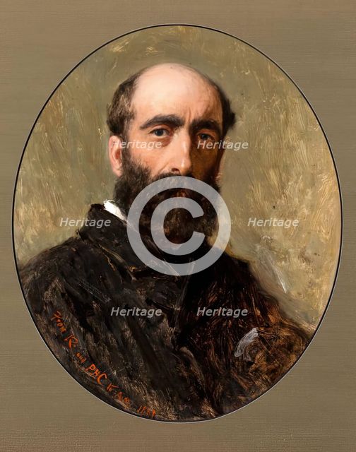 Philip H. Calderon RA, 1881. Creator: George Reid.