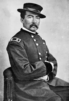Philip Henry Sheridan, American soldier, c1860s. Artist: Matthew Brady