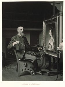 Philip Hermogenes Calderon, RA, c1889-1891. Creator: Ralph W Robinson