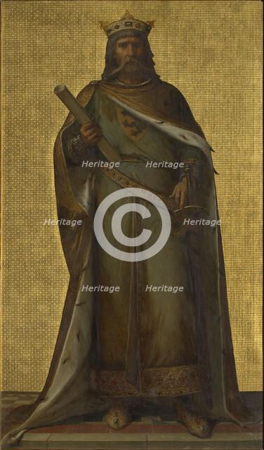 Philip I of Alsace, 1872-1877. Creator: Gallait, Louis Joseph (1810-1877).