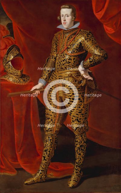 Philip IV (1605-1665) in Parade Armor, ca. 1628. Creator: Gaspar de Crayer.