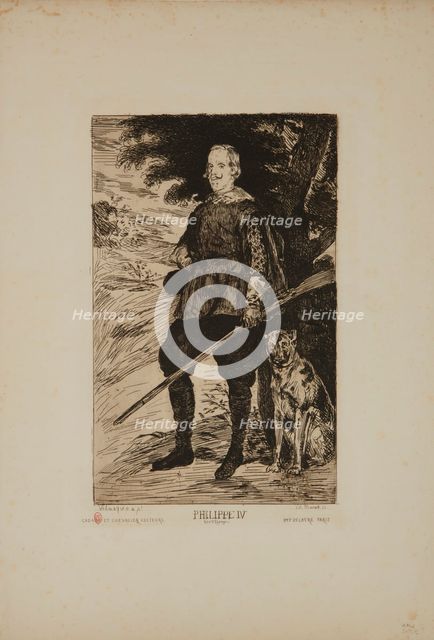 Philip IV, 1862. Creator: Edouard Manet.