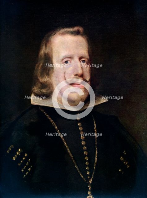 'Philip IV of Spain', c1656, (1912).Artist: Diego Velasquez
