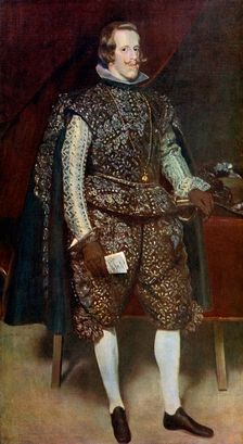 Philip IV of Spain in Brown and Silver c1631-1632, (1912).Artist: Diego Velasquez