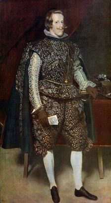 Philip IV of Spain in Brown and Silver c1631-1632, (1912).Artist: Diego Velasquez