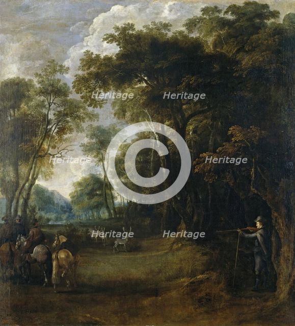Philip IV hunting, 1636. Creator: Pieter Snayers.