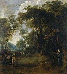 Philip IV hunting, 1636. Creator: Pieter Snayers
