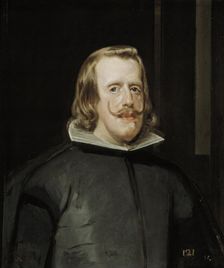 Philip IV in old age, c1653. Creator: Diego Velasquez