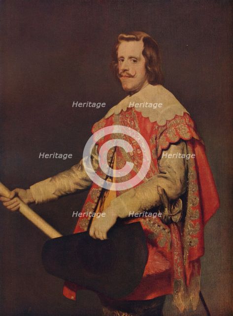 'Philip IV, King of Spain', c1644. Artist: Workshop of Diego Velazquez.