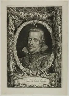 Philip IV, King of Spain, plate 12 from Duces Burgundiae (Dukes of Burgundy), 1644. Creator: Jacob Louys