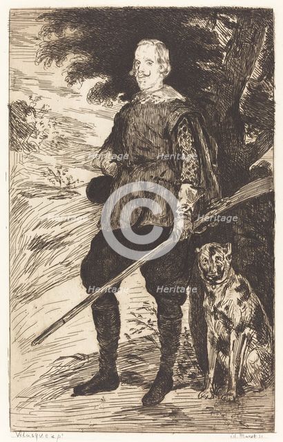 Philip IV (Philippe IV), 1862. Creator: Edouard Manet.