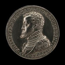 Philip II, 1527-1598, King of Spain 1556 [obverse], 1557. Creator: Gianpaolo Poggini