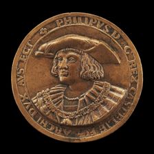 Philip II, 1527-1598, King of Spain 1556 [obverse], 16th century. Creator: Unknown