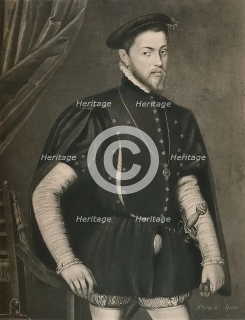 'Philip II of Spain', c16th century, (1904). Artist: Unknown.