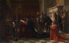 Philip II of Spain Honours Don John of Austria, 1873. Creator: Karel Ooms