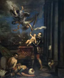 Philip II offering the Infante don Ferdinand to Victory, ca 1573-1575