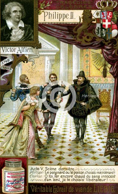 Philip II by Vittorio Alfieri (1749-1803), (c1900). Artist: Unknown