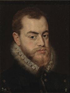 Philip II, between 1540 and 1560. Creator: Lucas de Heere