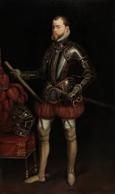 Philip II in St. Quentin's Armour, 1601. Creator: Unknown
