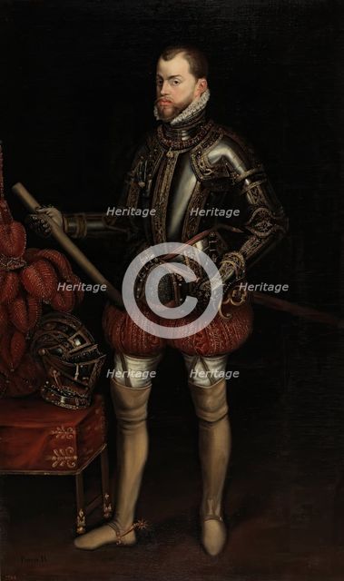 Philip II in St. Quentin's Armour, 1601. Creator: Unknown.