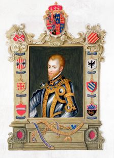 Philip II, King of Spain, 16th century (1825). Creator: Sarah, Countess of Essex