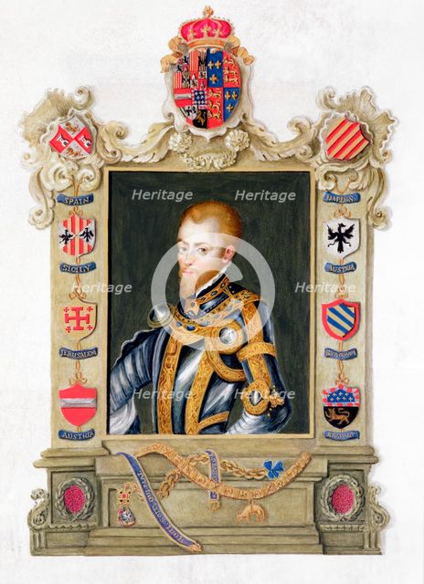 Philip II, King of Spain, 16th century (1825). Creator: Sarah, Countess of Essex.