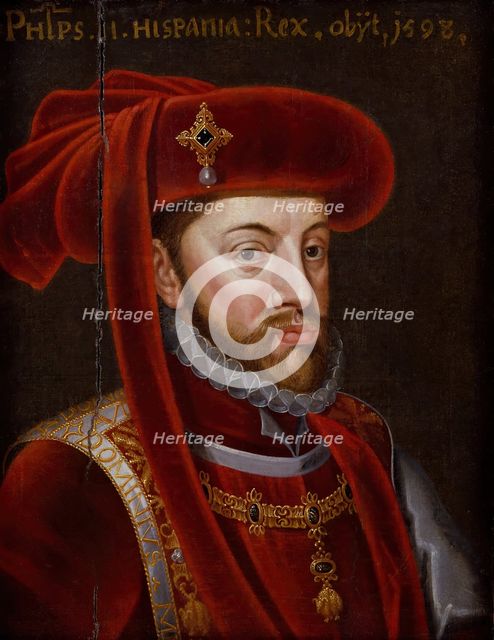 Philip II, King of Spain, mid-late 16th century.  Creator: Unknown.