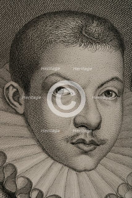 Philip III (1578-1621), King of Spain (1598-1621) and also, as Philip II, King of Portugal..., 1879. Creators: Alphonse Charles Masson, Magin Pujadas.