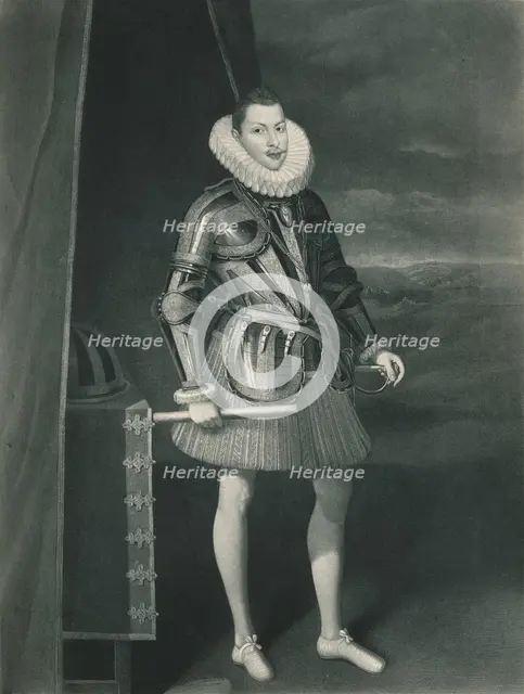 'Philip III in armoir', 1605, (1904). Artist: Juan Pantoja de la Cruz.