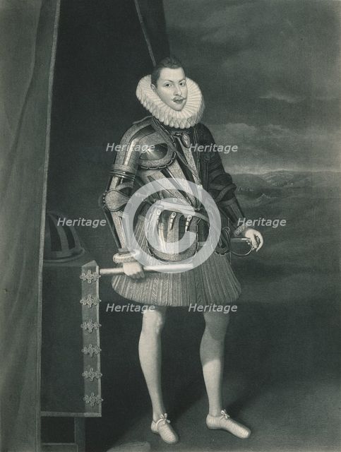 'Philip III in armoir', 1605, (1904). Artist: Juan Pantoja de la Cruz.