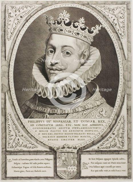Philip III, King of Spain, n.d. Creator: Cornelis de Visscher.