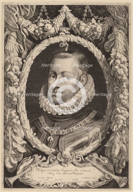 Philip III, King of Spain. Creator: Jonas Suyderhoef.