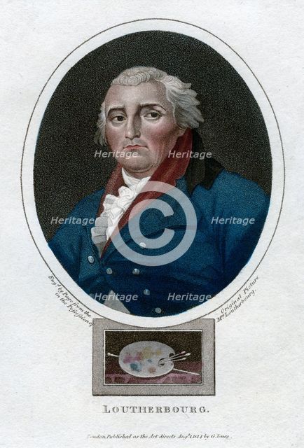 'Philip James de Loutherbourg', French painter, 1814. Artist: Unknown