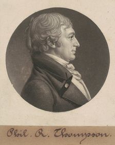 Philip Rootes Thompson, 1806. Creator: Charles Balthazar Julien Févret de Saint-Mémin