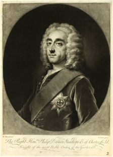 Philip Stanhope, Earl of Chesterfield, n.d. Creator: Jean Simon