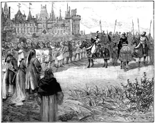 Philip the Fair reviewing five thousand Parisians ready to bear arms, c1285-1314 (1882-1884)