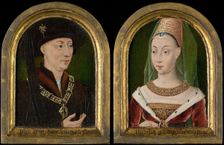 Philip the Good, Duke of Burgundy; Isabelle of Bourbon (?), c. 1520/30. Creator: Unknown