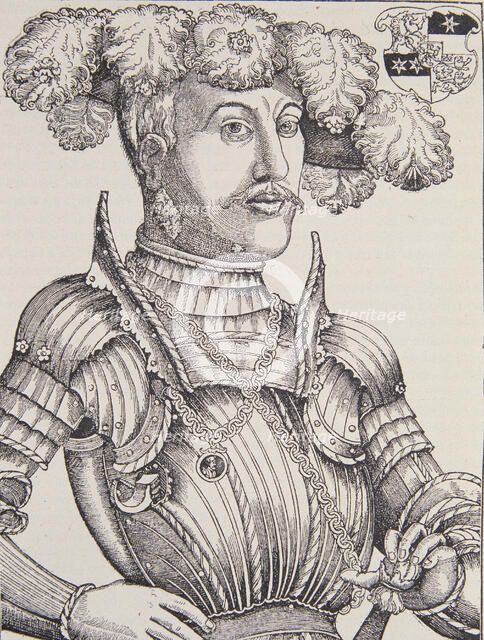 Philip the Magnanimous (1504-1567), Landgrave of Hesse, embraced the reform in 1524, woodcut.