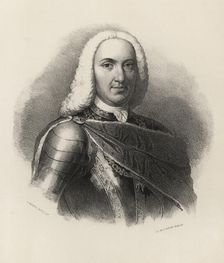 Philip V (1683-1746), called the Animoso, King of Spain from 1700-1746, engraving 1870