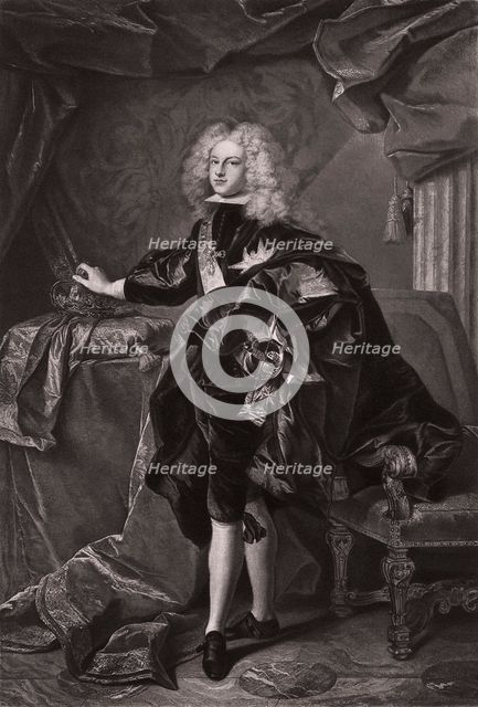 Philip V, King of Spain, 1700 (1906).  Creator: Adolphe Braun.
