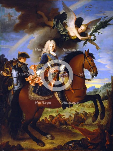 Philip V on Horseback, c1723. Creator: Jean Ranc.