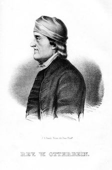 Philip William Otterbein, German-American clergyman, (1854)