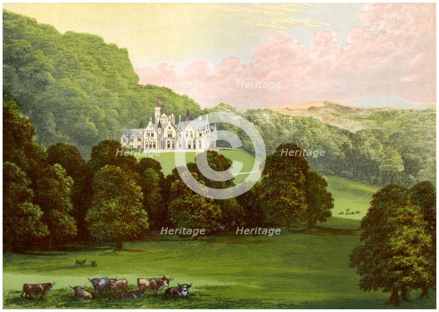 Philiphaugh, Selkirkshire, Scotland, home of Baronet Murray, c1880. Artist: Unknown