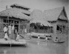 Philipine i.e., Philippine village, Pan-American Exposition, Buffalo, New York, 1901. Creator: Frances Benjamin Johnston